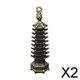 thumbnail image 1 of 2x Mini Estatua de Latón Feng Shui Pagoda Torre Escultura Llavero Colgante Oficina Hogar Escritorio Decoración Artefactos 2 piezas, 1 of 8