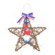 thumbnail image 2 of Corona de mimbre Corona De Estrella De Ratán Tejida A Mano Con Muñeco De Gnomo Para El Día De La Independencia Estadounidense E Magideal Corona de mimbre, 2 of 7