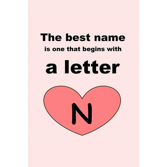 The best name is one that begins with a letter N (Paperback)