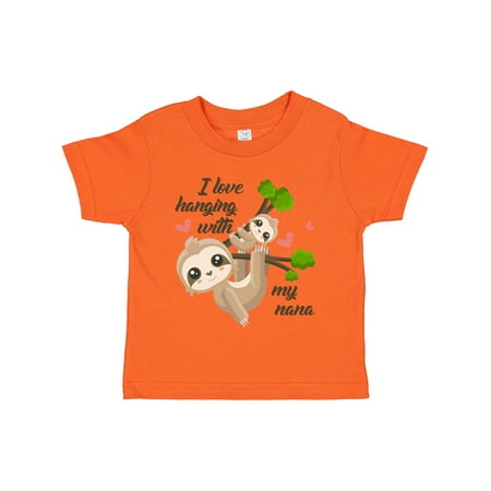 

Inktastic Hanging with My Nana Gift Toddler Boy or Toddler Girl T-Shirt