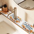 thumbnail image 2 of Yayeee Faucet Mat for Kitchen Sink 14.7" Diatomite Long Splash Guard Pad, Autumn Day with Cocoa Pattern, 2 Pack, 2 of 7