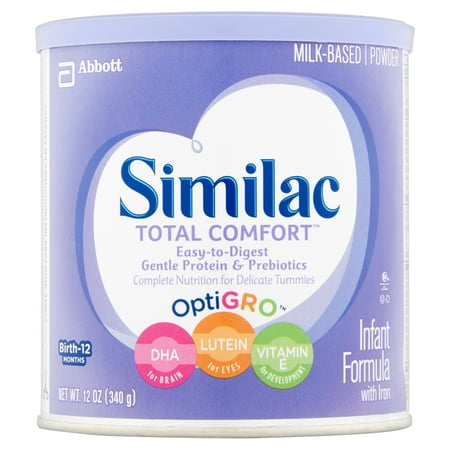 Similac Total Comfort Infant Formula with Iron, Powder, 12 oz