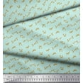 thumbnail image 3 of Soimoi Poly Georgette Fabric Artistic Leaves Print Fabric by The Yard 42 Inch Wide, 3 of 3