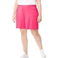 thumbnail image 2 of by Hanes Women's Plus-Size Cotton Jersey Pocket Shorts, 2 of 2