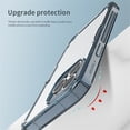 thumbnail image 3 of Allytech Case for Apple iPhone 13 Pro Max (6.7", 2021), Ultra Thin Crystal Clear Hard PC Back + TPU Border + Airbags Corner Protective Case for iPhone 13 Pro Max, Blue, 3 of 12