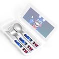 thumbnail image 4 of Picia Five Nights At Freddy'S Pattern Toddler Utensils, Children's Knife, Fork And Spoon Set,Kids Silverware Set with Handle, 430 Stainless Steel, 4 of 8