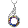 thumbnail image 1 of Rise From the Ashes Sterling Silver Phoenix Necklaces for Women, 17.8"+2.0" Necklace, Packaged with Jewelry Box, Birthday Gift for Women, Symbol of Lu, 1 of 4