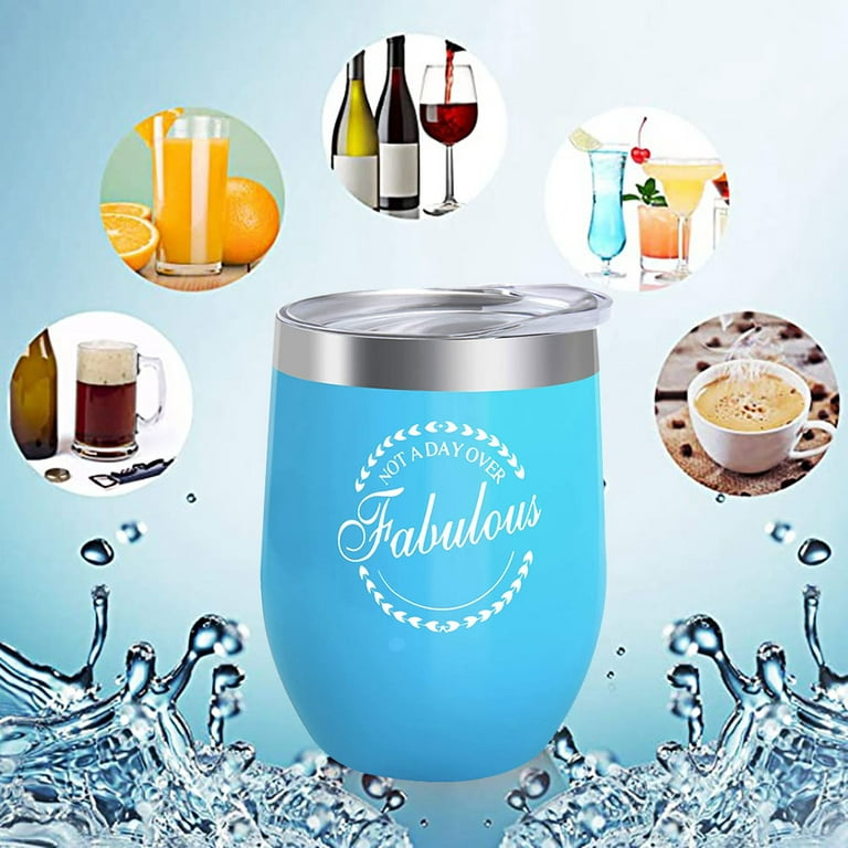 360ml Wine Tumbler Double-layer Vacuum Eggshell Thermos Cup Double