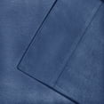 thumbnail image 3 of BNM Solid Flannel Cotton Sheet Set, California King, Navy Blue, 3 of 8