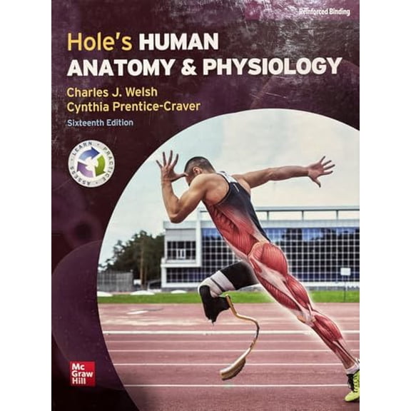 Pre-Owned Welsh, Hole's Human Anatomy and Physiology, 2022, 16e, Student Ed (AP HOLE'S ESSENTIALS OF HUMAN ANATOMY & PHYSIOLOGY), 9781264333851, 1264333854, Hardcover, 16 edition