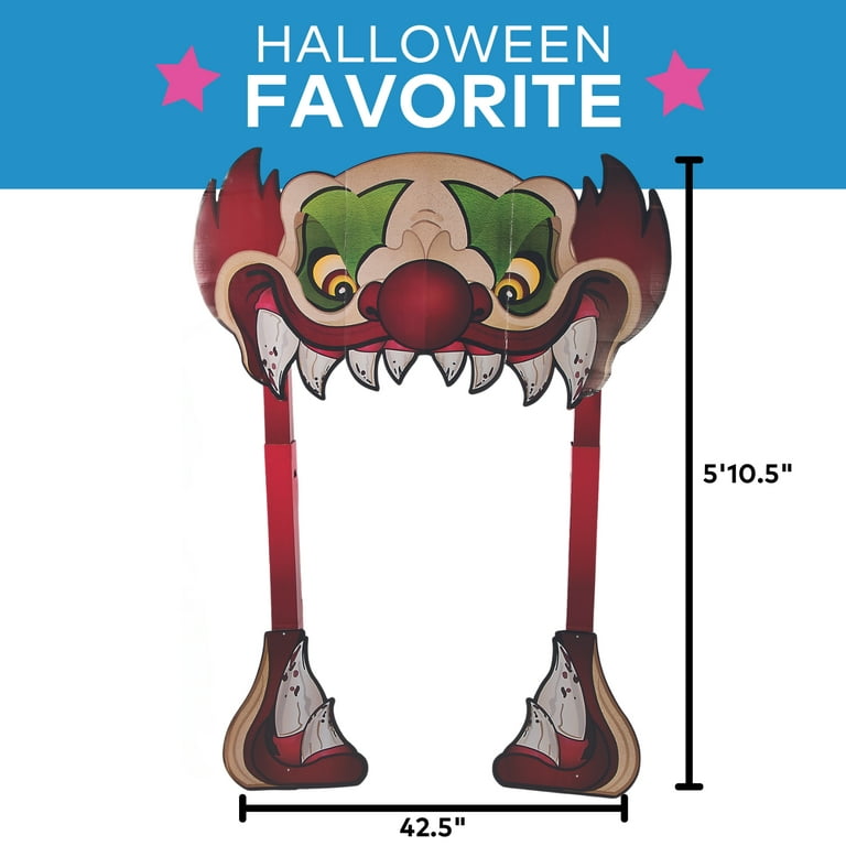 Big Top Terror Halloween Cardboard Stand-Up, Party Decor