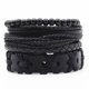 thumbnail image 2 of Moda Denim Tela Tejido Vintage Punk Cuff Trendy Five Poi, 2 of 5