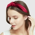 thumbnail image 2 of Satin Knot Headband for Women Elegant Solid Color Hair Rope Accessory Fashionable and Functional Hair Band, 2 of 7