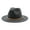 Dark Gray, variant on Hats Western Cowboy For Women Classic Roll Up Buckle Belt Women Retro Wide Brim Cowboy Hat