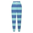 thumbnail image 5 of Wiyuqeen Drawstring Sweatpants for Women Casual Loose Elastic Bottom Sweat Pants Ladies Soft Trendy Colorful Stripes Track Pants with Pockets, 5 of 5