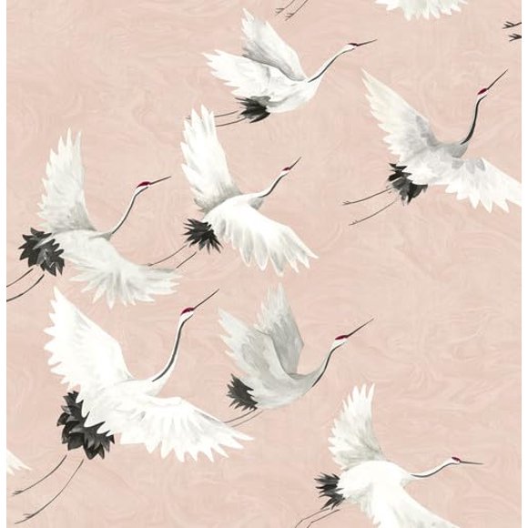 Nuwallpaper Nus4299 Halcyon Papel Pintado Despegable Y Adhesivo Rosa
