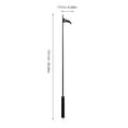 thumbnail image 2 of STRANDCHIC Black Steel Fireplace Poker - Portable, Fire Pit Tool for Home and Outdoor Use, 2 of 6