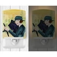 thumbnail image 2 of Lady driving with her Briard Ceramic Night Light, 2 of 2