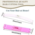 thumbnail image 3 of Fringe Trimming Tool for DIY Bangs - Hair Cutting Guide with Level Ruler & Adjustable Clips, 3 of 4
