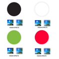 thumbnail image 3 of AMARA lentes de contacto de Color Cosplay para ojos, lentillas de Anime, lentillas blancas y negras, lentillas cosméticas, 1 par, 3 of 4