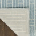 thumbnail image 6 of Nourison Washable Charm 2'2" x 10' Blue Ivory Modern Indoor Rug, 6 of 8