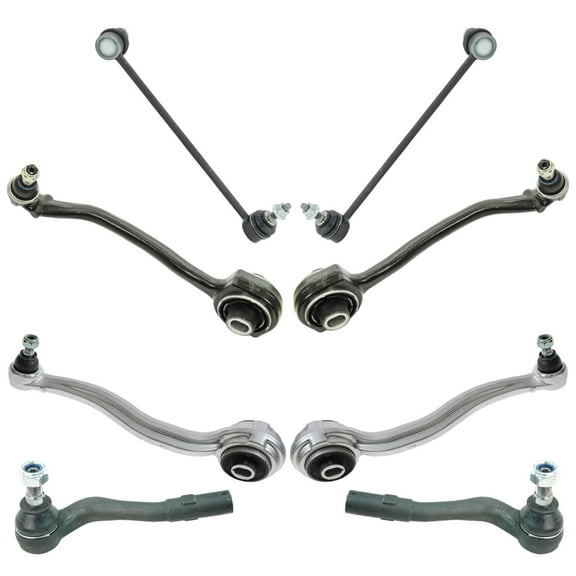 TRQ Front Control Sway Bar Link Tie Rod End Steering Suspension Kit Set 8pc new PSA59781 Fits select: 2004-2007 MERCEDES-BENZ C, 2003-2009 MERCEDES-BENZ CLK