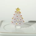 thumbnail image 4 of TOPRenddon Mini Glass Christmas Tree, Desktop Christmas Tree Decoration Holiday Home Office Decoration, 4 of 6