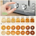 thumbnail image 3 of Guang Sheng Pu Toaster 4 Slice, Extra Wide Slots, Stainless Steel with High Lift Lever, Bagel And Muffin Function, Removal Crumb Tray, 7-Shade Settings with Warming Rack, Silvery, 3 of 8