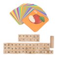 thumbnail image 3 of Juego de letras a juego para niños juguete educativo de aprendizaje temprano alfabeto ortografía juguete de aprendizaje a juego juego de letras a juego ANGGREK Otros, 3 of 8