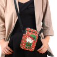 thumbnail image 4 of HELLHERO Green Santa with Gifts Adjustable Crossbody Bag Polyester Leakproof Women Messenger Bag for Travel, Outdoor and Daily Use, 4 of 7