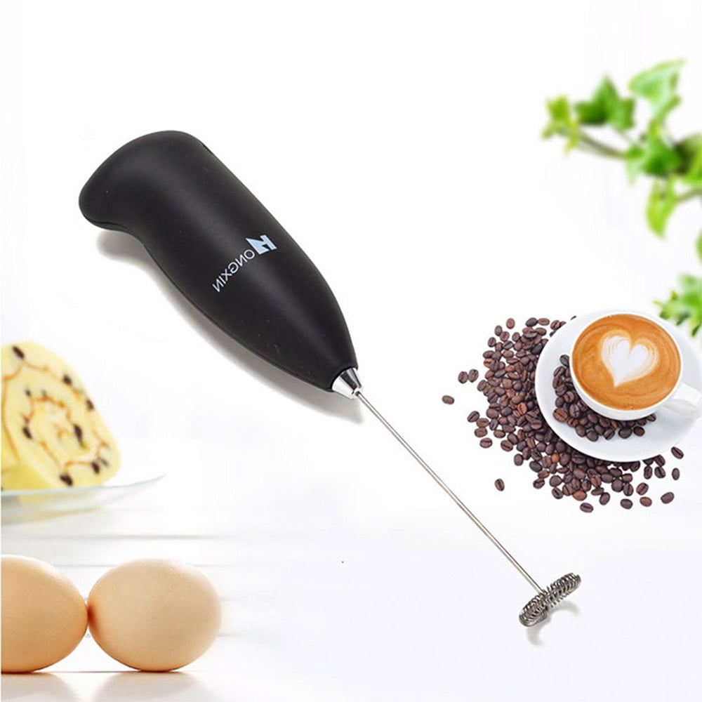 Portable Electric Milk Frother Cup 16oz, Drink Cup with 3 Heads Electric  Whisk Coffee Frother, for Coffee, Milk, Hot Chocolate, Shakes, Eggs, Heat  and
