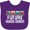 Purple, variant on Inktastic Future Railroad Engineer Train Boys or Girls Baby Bib