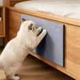 thumbnail image 6 of Dreisshy Cat Scratch Couch Furniture Protector, Self-Adhesive Cat Scratch Pad Deterrent for Furniture, DIY Climbing Cat Scratcher Couch Protector from Cat Claws for Indoor, 39X12In, BKM, 6 of 6