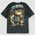 thumbnail image 3 of Animal T-Shirts For Men 3d Hip-Hop Monkey Print Daily Casual Short Sleeved Loose Oversized T-Shirt Street Harajuku Tops Tee 2024, 3 of 7