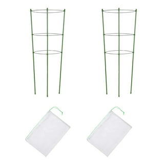 Updated Sturdy Plant Tape Support Tomato Cage for Garden, Stakes Trellis  for Climbing Plants, Plant Trellis Kits Climbing Plants 2 Pack 