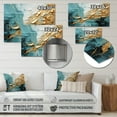 thumbnail image 4 of Designart "Ethereal Textures II" Abstract Collages Metal Wall Art, 4 of 5