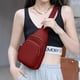 thumbnail image 4 of Mini bolso cruzado versátil, bolso de pecho de gran capacidad de PU simple para mujer, 4 of 5