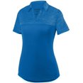 thumbnail image 1 of Ladies Shadow Tonal Heather Polo S Royal, 1 of 2