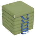 thumbnail image 1 of SoftZone® Square Floor Cushion with Handle 6-Piece - Fern Green, 1 of 2