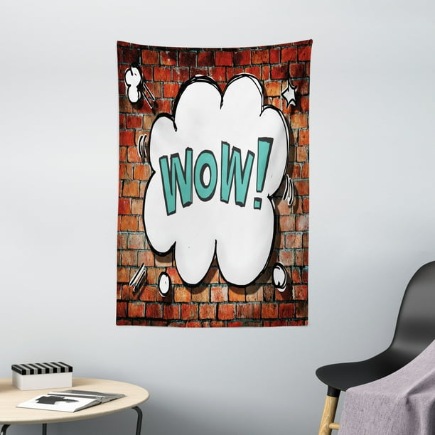 Brick Wall Tapestry Red Ed British Backdrop Uk English Pop Art Cloud 90 S Grunge Hanging For Bedroom Living Room Dorm Decor 40w X 60l Inches Multicolor By Ambesonne - Bedroom Wall Tapestry Uk Brick Wall Tapestry Red Ed British Backdrop Uk English Pop Art Cloud 90 S Grunge Hanging For Bedroom Living Room Dorm Decor 40w X 60l Inches Multicolor By Ambesonne - Bedroom Wall Tapestry Uk