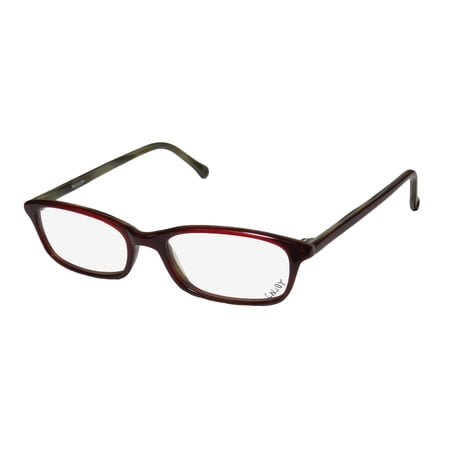 NEW ENJOY 2702 WOMENS/LADIES DESIGNER FULL-RIM BURGUNDY FRAME DEMO LENSES 51-17-140 EYEGLASSES/SPECTACLES