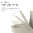 thumbnail image 4 of Chateau One-Piece Elongated Dual-Flush Toilet in Bisque 1.1/1.6 gpf, 4 of 14