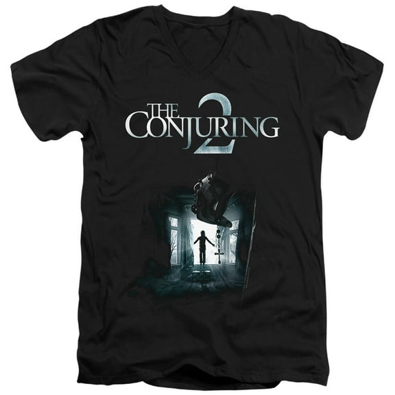 The Conjuring 2 - Poster - Slim Fit V Neck Shirt - Medium