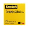 "Scotch Double Sided Tape Refill 1/2x900"""