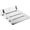 White, variant on Folding Shower Seat Bathroom Drop-Leaf Wall Stool (White)