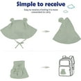 thumbnail image 2 of Wide Brim Hats Cute Baby summer Sun hat UPF 50+ toddler Adjustable bucket hats sun protective with Chin Strap for kids boys and girls green 12-24 Months, 2 of 7