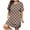 Beige, variant on Tumotour Summer Dresses For Women Crew Neck Short Sleeve T Shirt Dress Nightgown Loose Basic Womens Clothes Dresses Swing Dressy