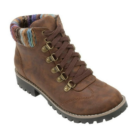 Women's Cliffs by White Mountain Portsmouth Trail Sweater Knit Hiker Boot