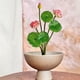 thumbnail image 5 of Arreglo floral artificial de lirio de loto para casa, salón de Buda, mesa y acuario, 5 of 6