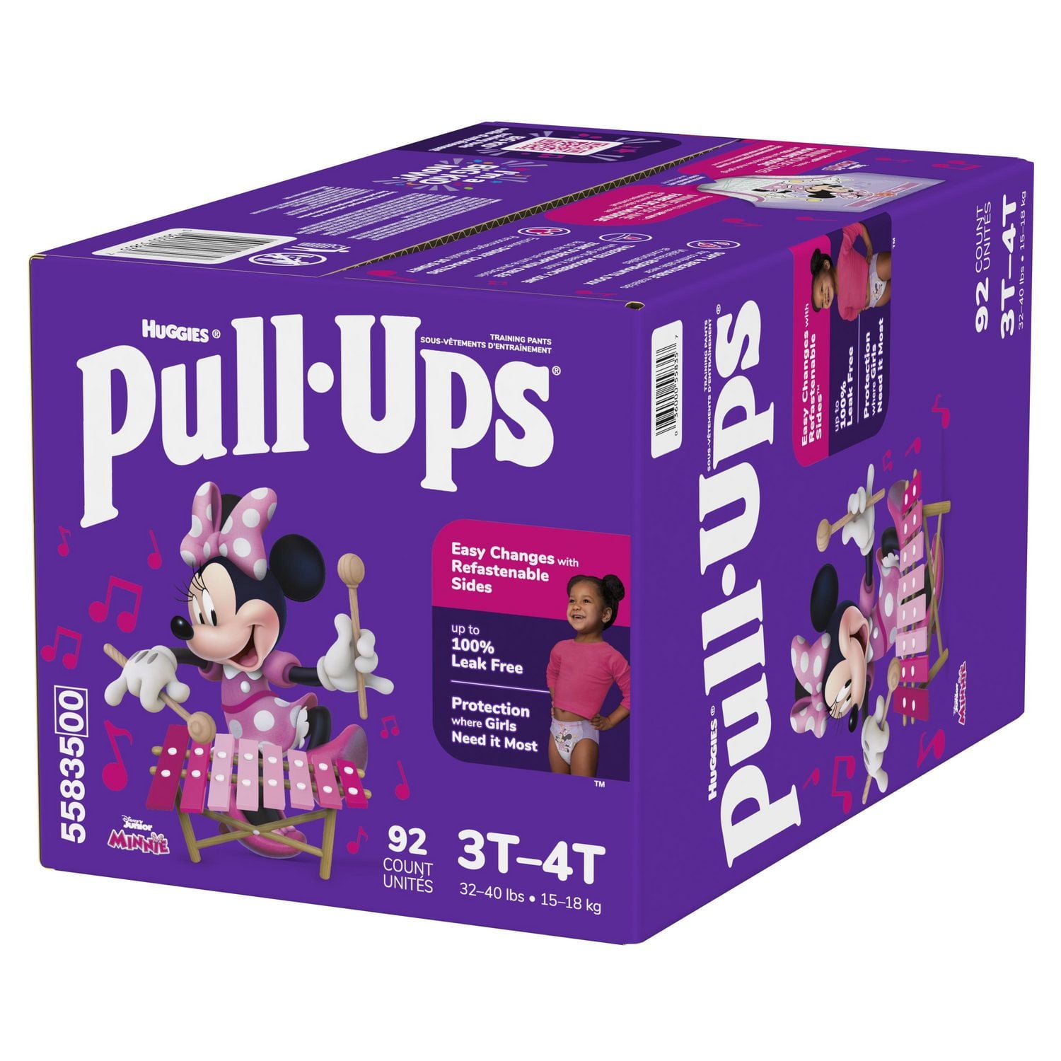 Pull-Ups Girls' Potty Training Pants, Economy Pack, Size: 2T - 6T, Size: 2T - 6T | 104 - 66 Count